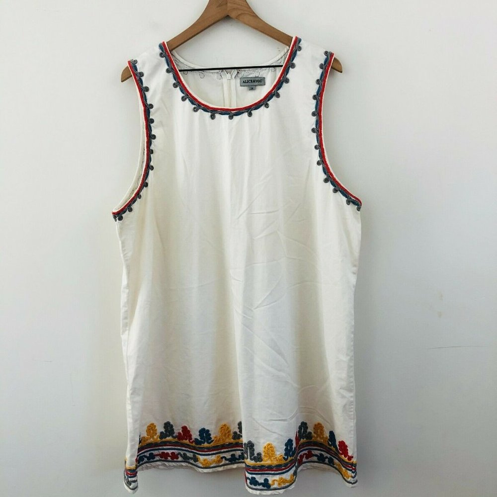 Alice & You Embroidered Shift Dress 24